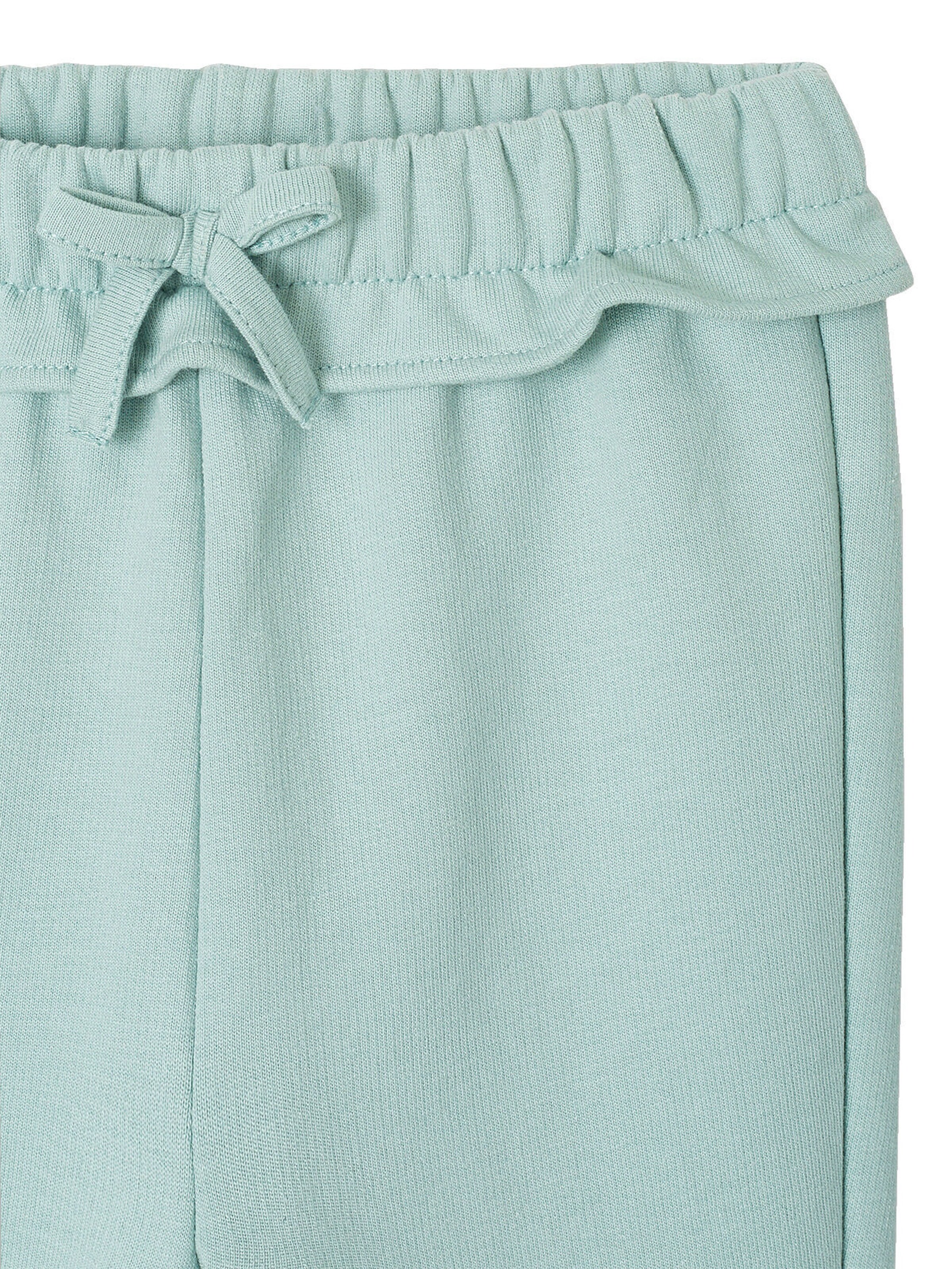 Vertbaudet Mädchen Baby Sweathose BASIC mit Recycling-Polyester graublau
