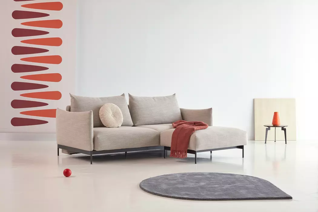 Schlafsofa Malloy Metall schwarz