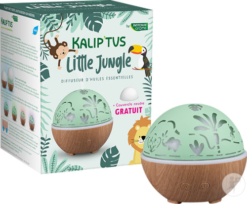 Kalip'tus Little Jungle Diffuseur Huiles Essentielles Enfants 2 Couvercles 1 Kit