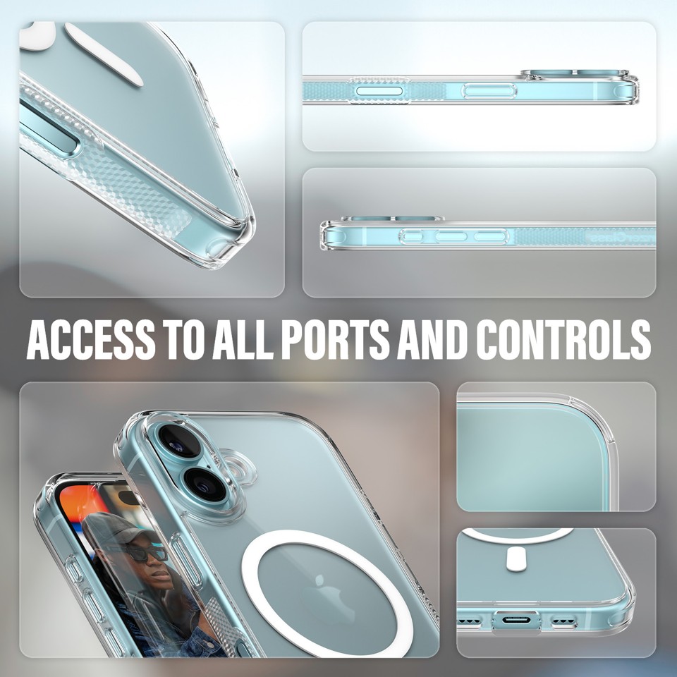 PanzerGlass - HardCover MagSafe - iPhone 16 - Hvid
