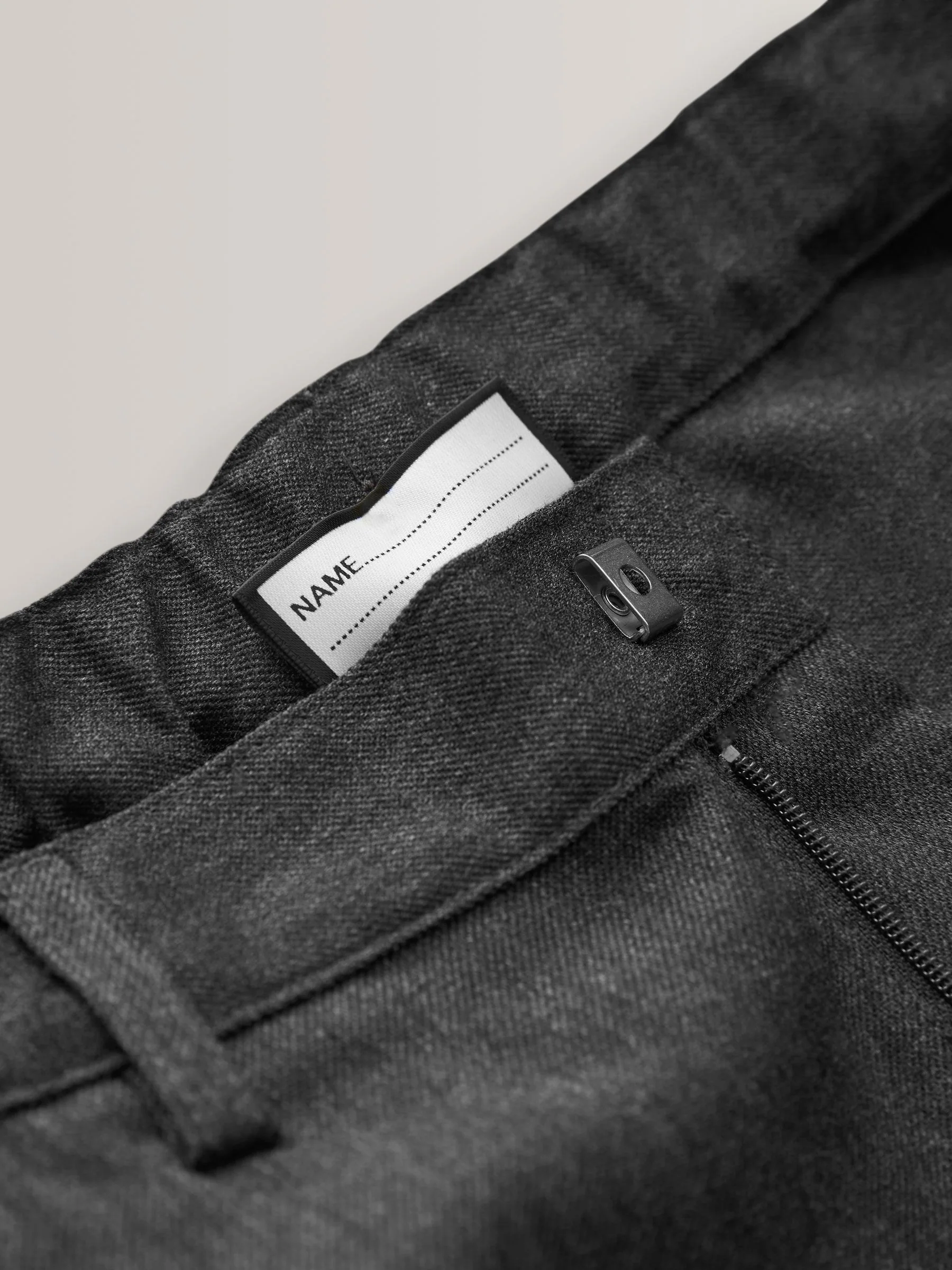 Grijs - Schoolbroek met rechte pijpen (3-17jaar)