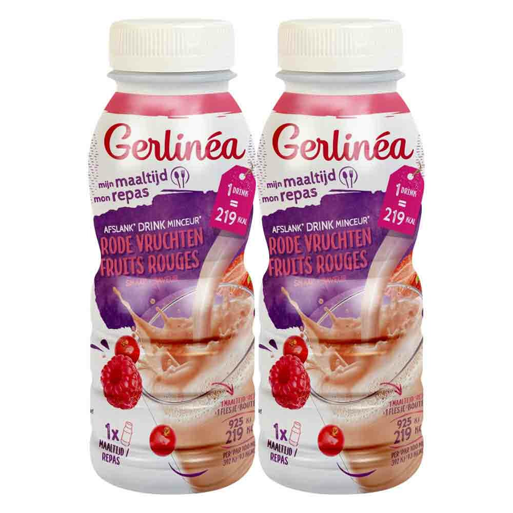 2x Gerlinea Drinkmaaltijd Red Fruits236 ml