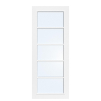 Arne & Bodil binnendeur ABD516 blank glas - wit afgelakt - glaslat wit