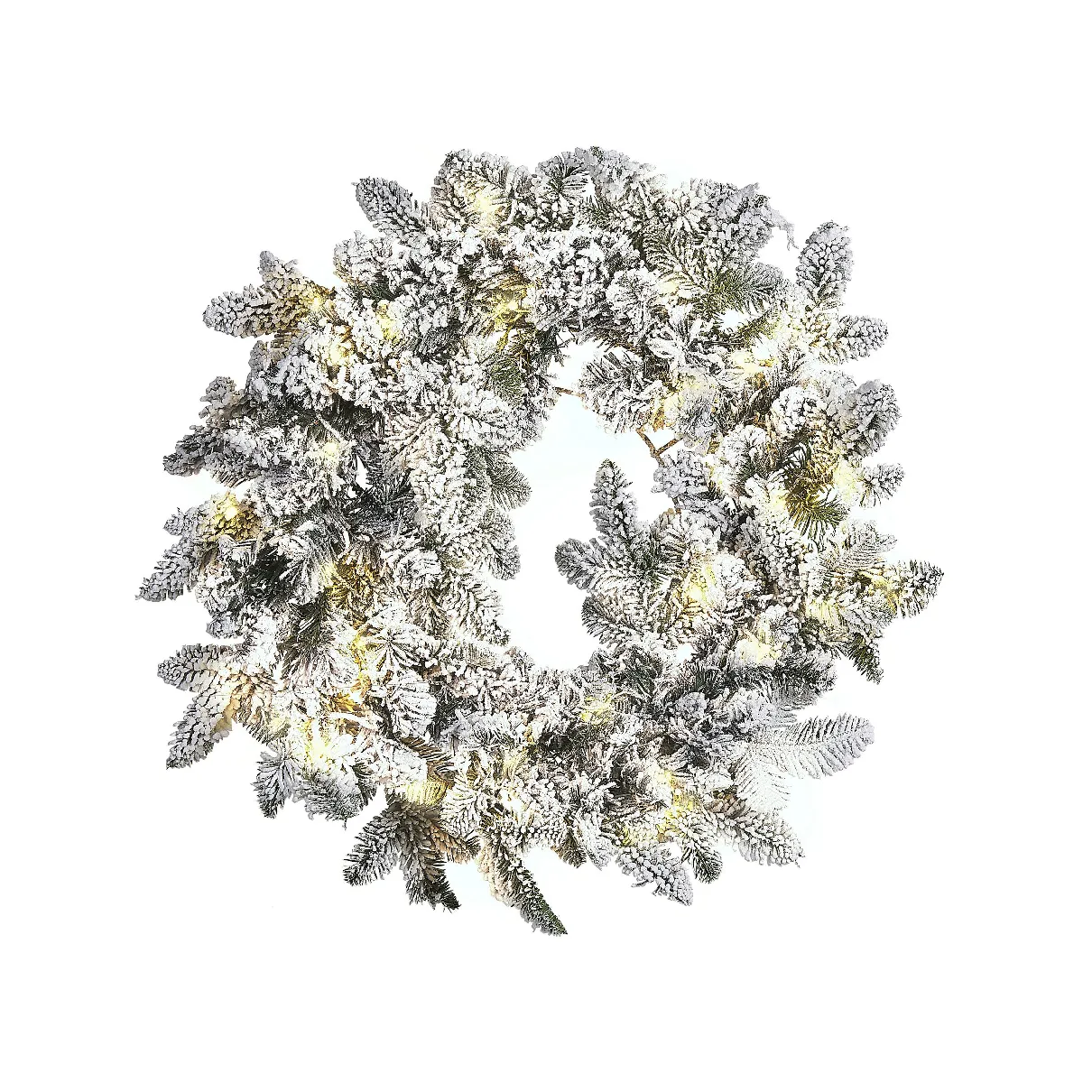 Beliani Couronne SUNDO - Blanc