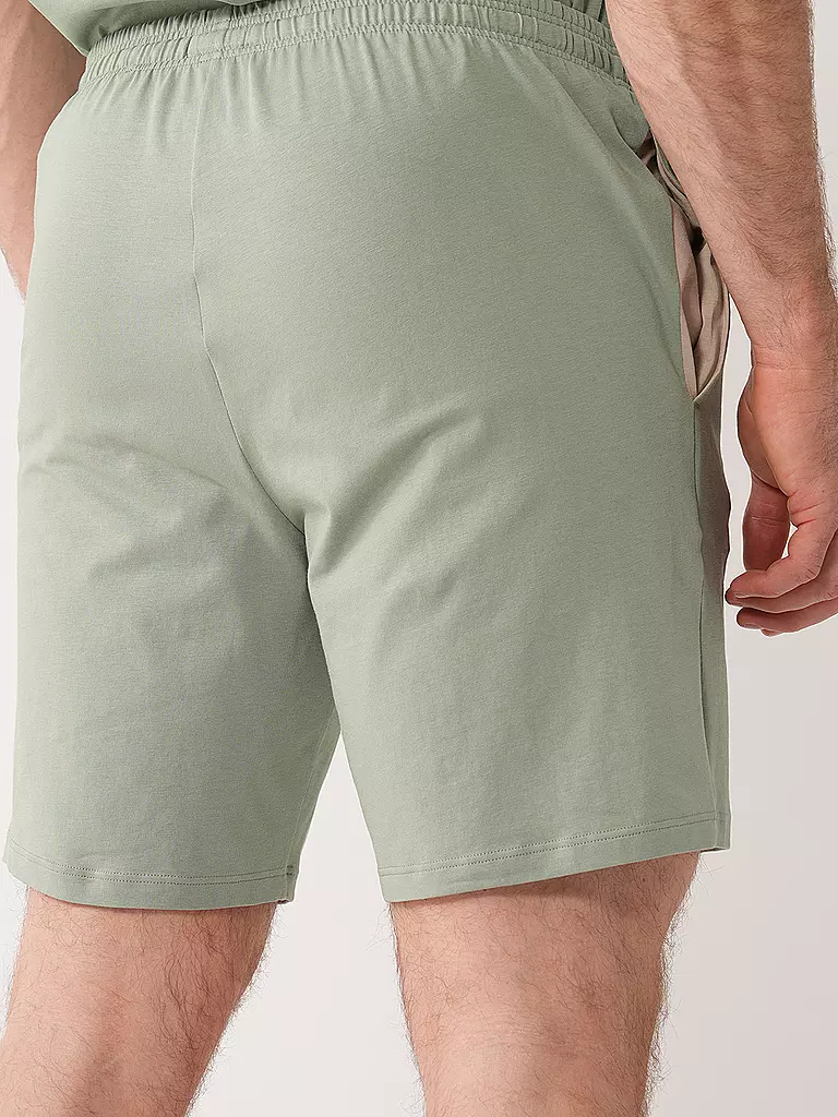 BOSS Loungewear Shorts  hellgrün