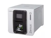 Evolis Zenius Expert Line - Plastikkortprinter - farve - blæksubliminering/termisk transfer - CR-80 Card (85.6 x 54 mm) - 300 dpi - op til 500 kort/time (mono) / op til 150 kort/time (farve) - kapacitet: 50 kort - USB, LAN - ildrød