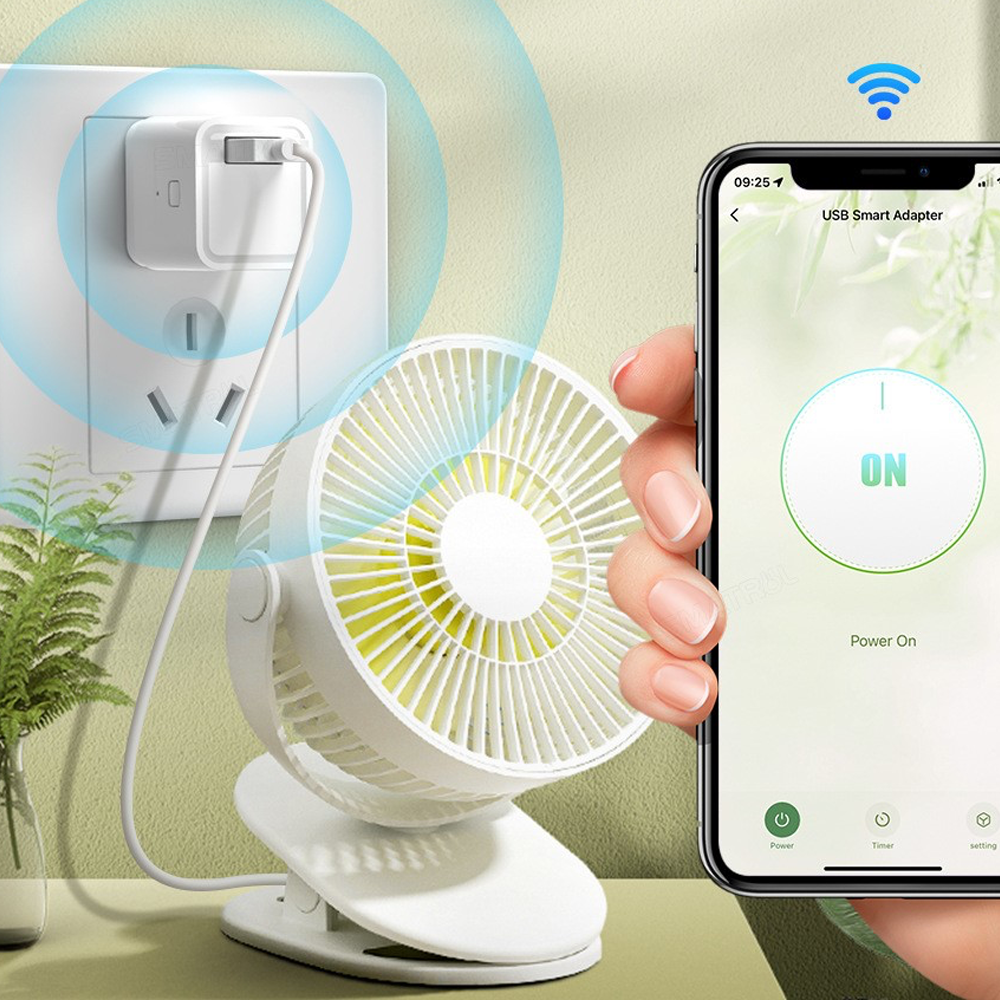 WLAN EASY-USB Smart Schalter MQTT Intelligente Zeitschaltuhr   Sprachsteuerung für MacOS/Windows/iOS/Android - Weiss