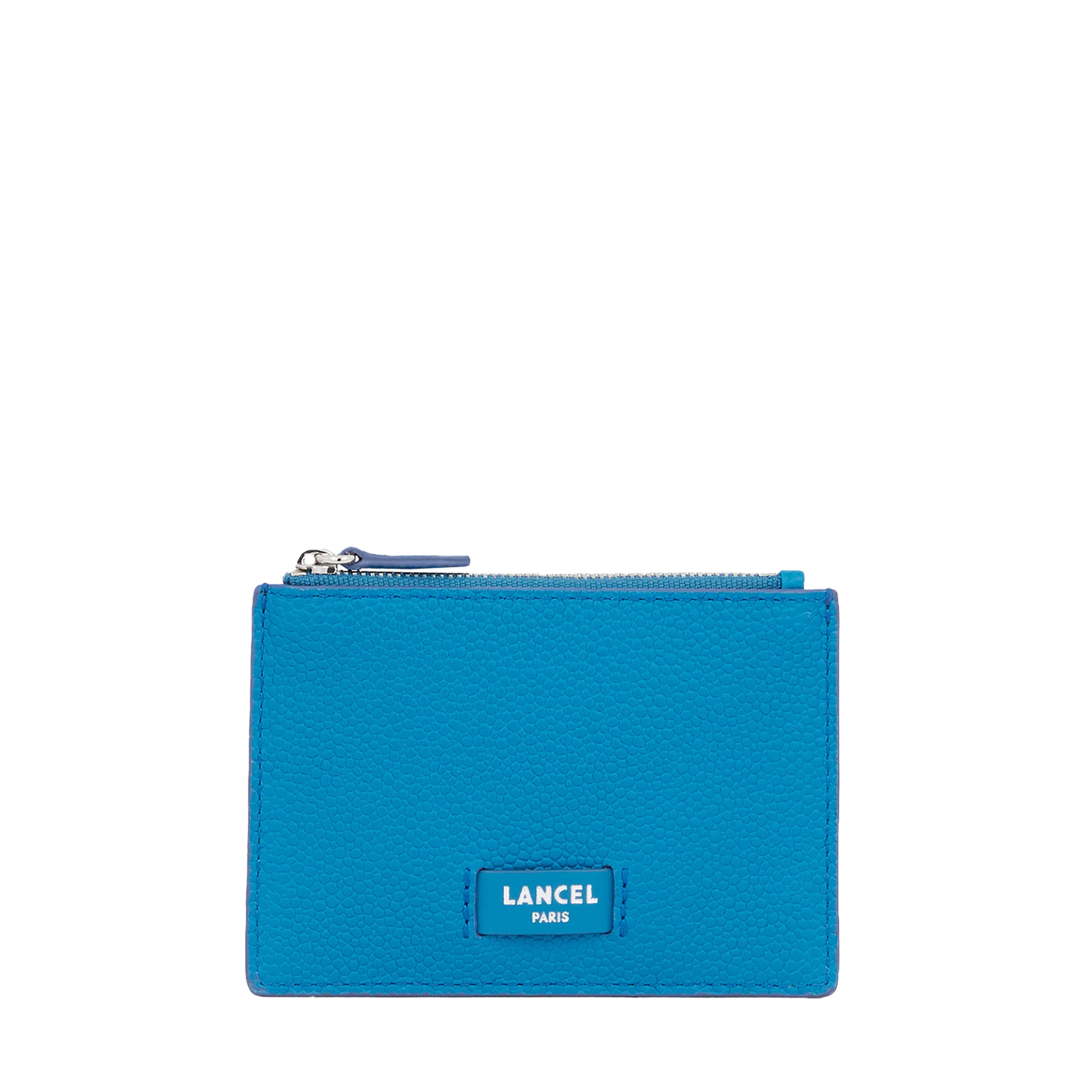 Porte-cartes zippé L Ninon de Lancel-Cobalt