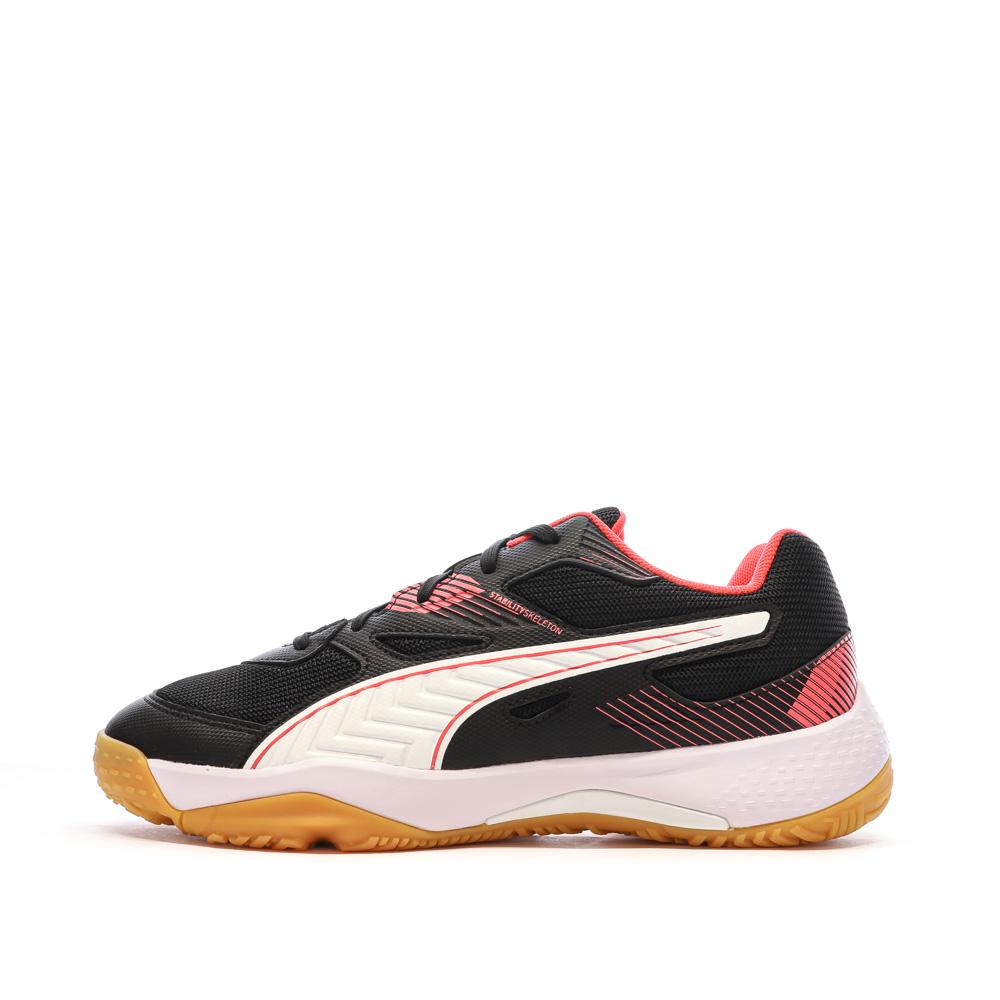 Puma Baskets Noires/Rouges Garçon Puma Solarflash