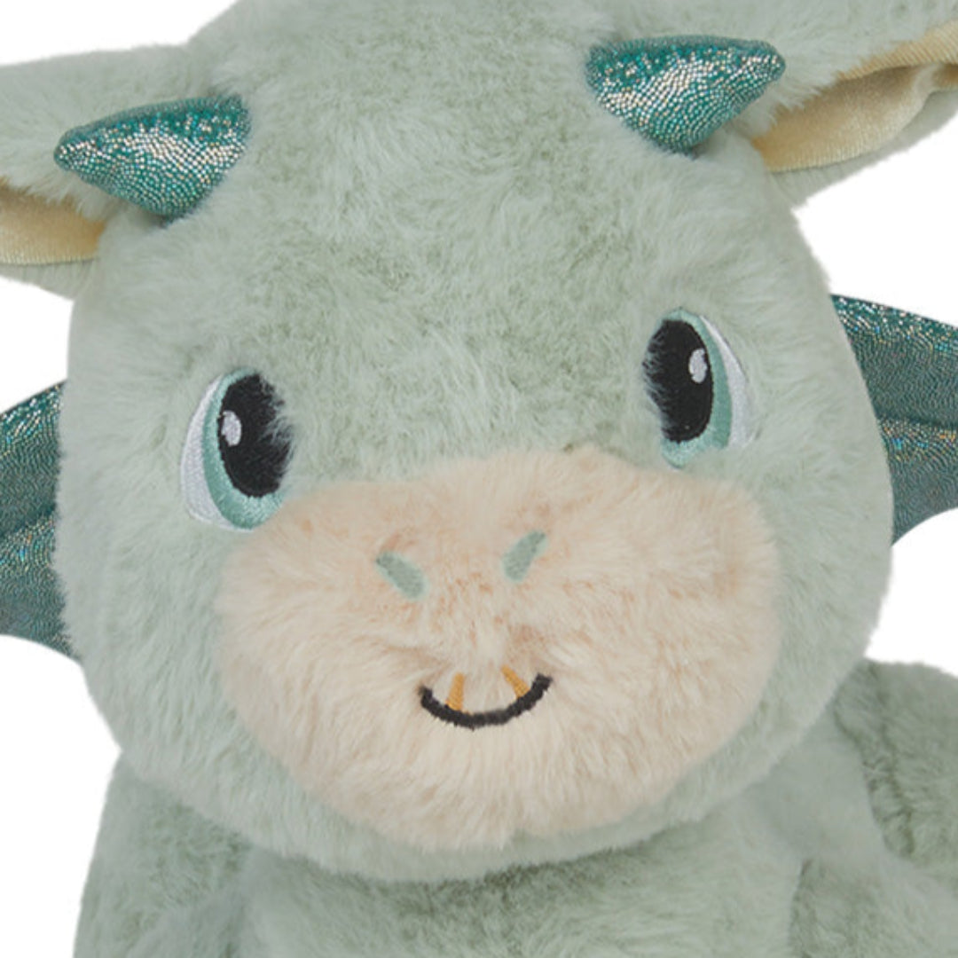 olli ella knuffeldraak dinkum dragon - blaze green - 32 cm