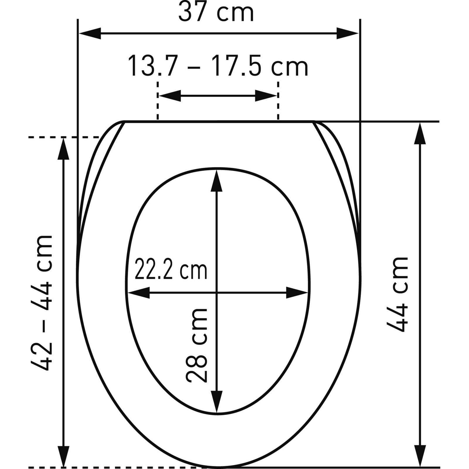 WC-Sitz Comfort Slow Down weiss
