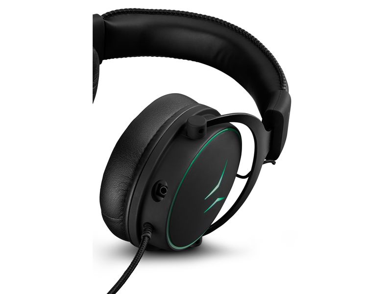 Erazer Headset Mage P20 Schwarz Bequemes Over-Ear-Gamingheadset