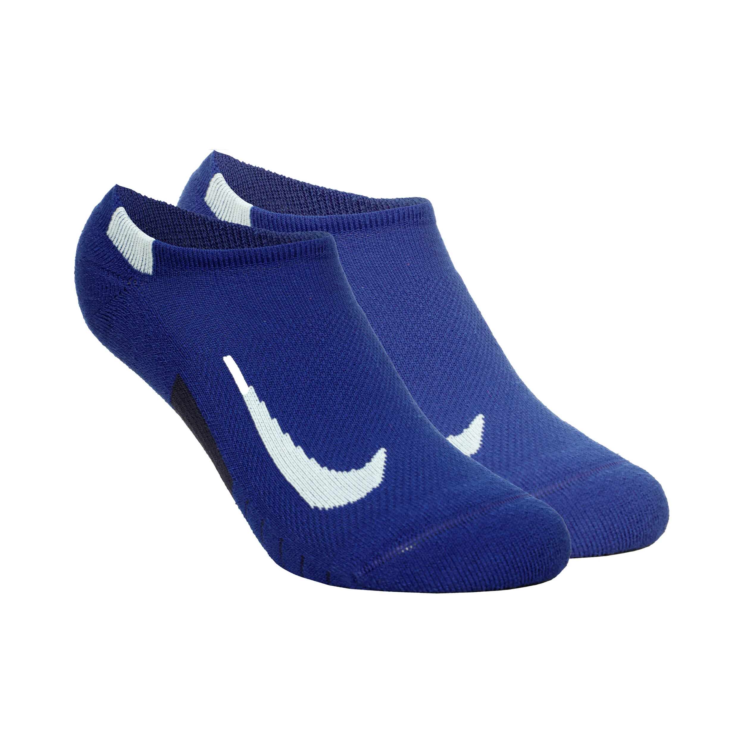 Nike Multiplier No-Show Socks Chaussettes De Running Pack De 2 Unités - Multicouleur