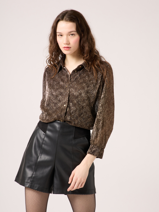 Chemise maille scintillante