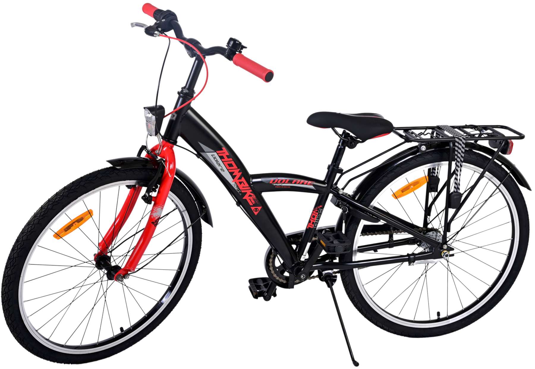 TPFSports Thombike Kinderfahrrad - Jungen - 24 Zoll - Rücktritt + Handbremse - 3 Gänge - Blau