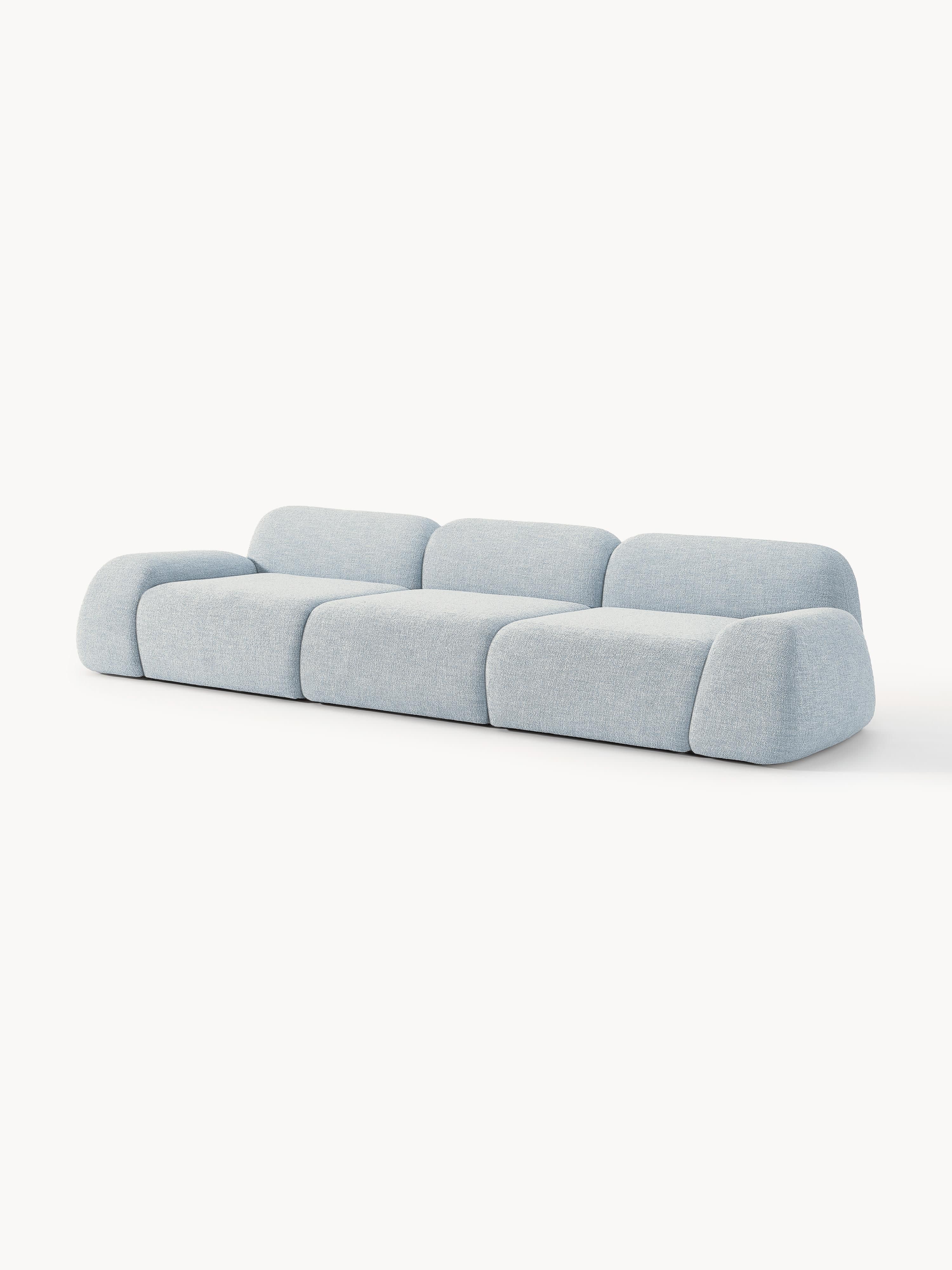 Modulaire bank Wolke (4-zits) van bouclé
