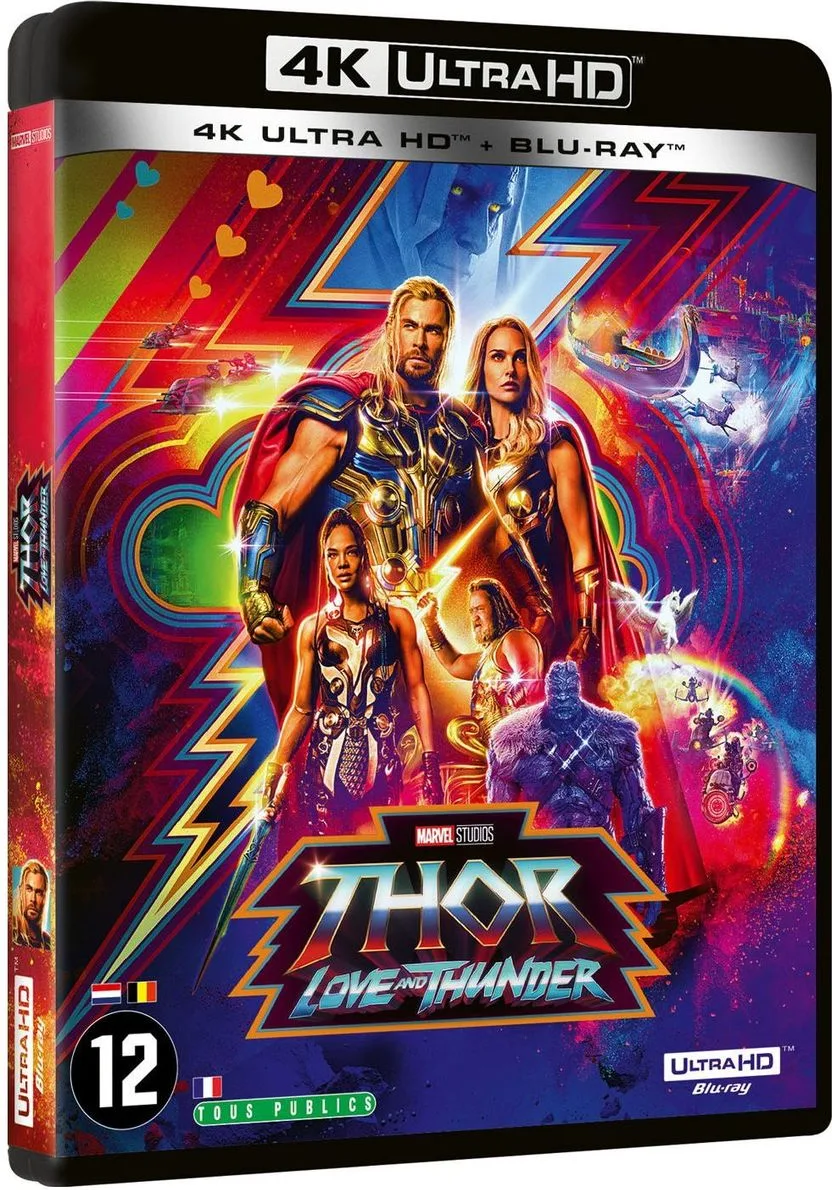 Thor - Love and Thunder (Blu-Ray UHD 4K   Blu-ray) Disques Blu-ray films