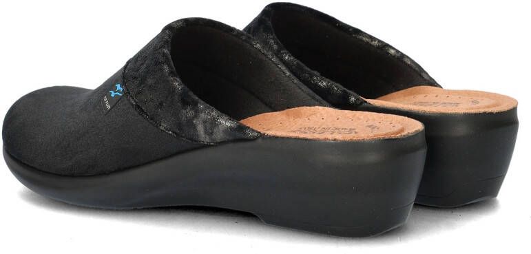 Fly Flot pantoffels zwart