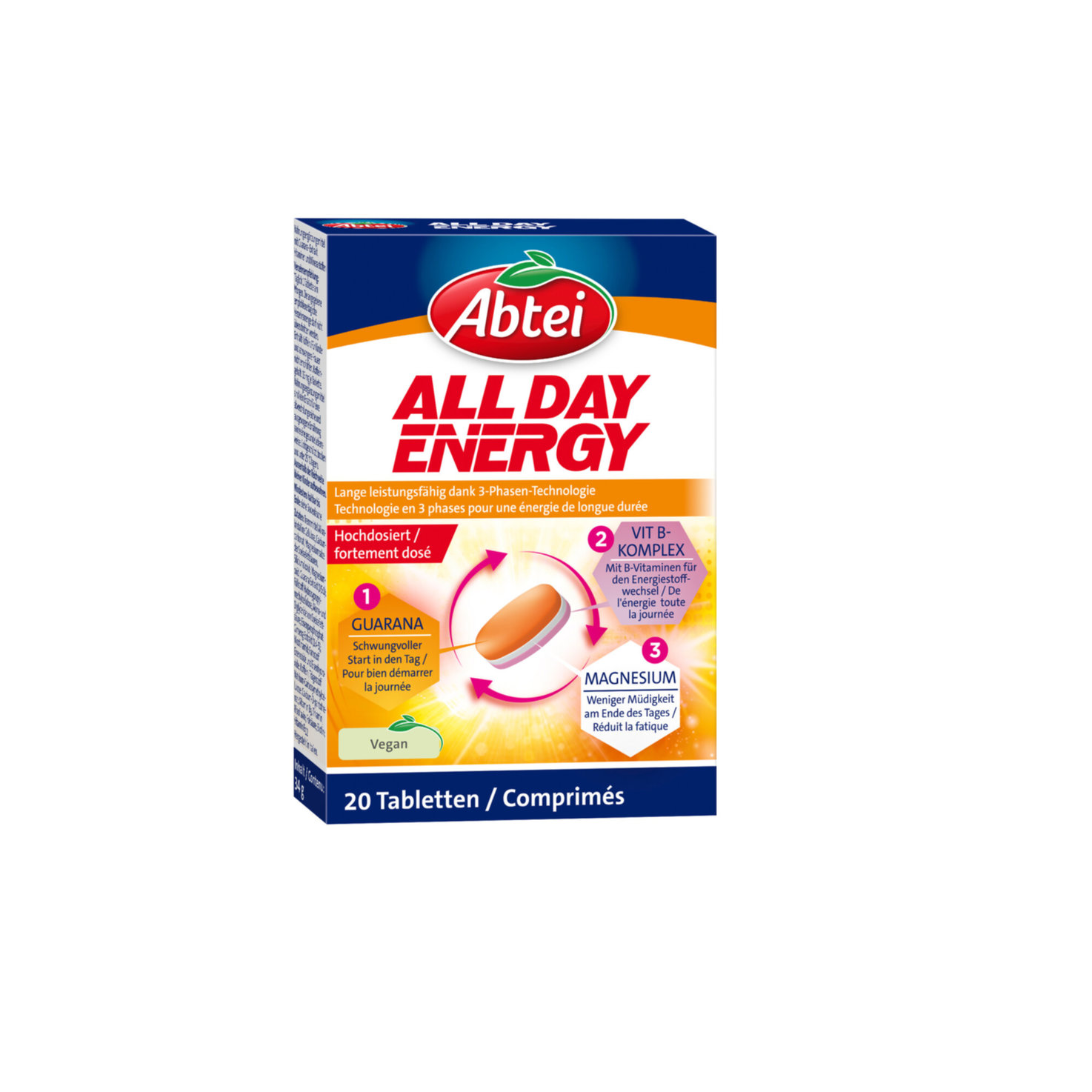 Abtei All Day Energy 20 Tabletten