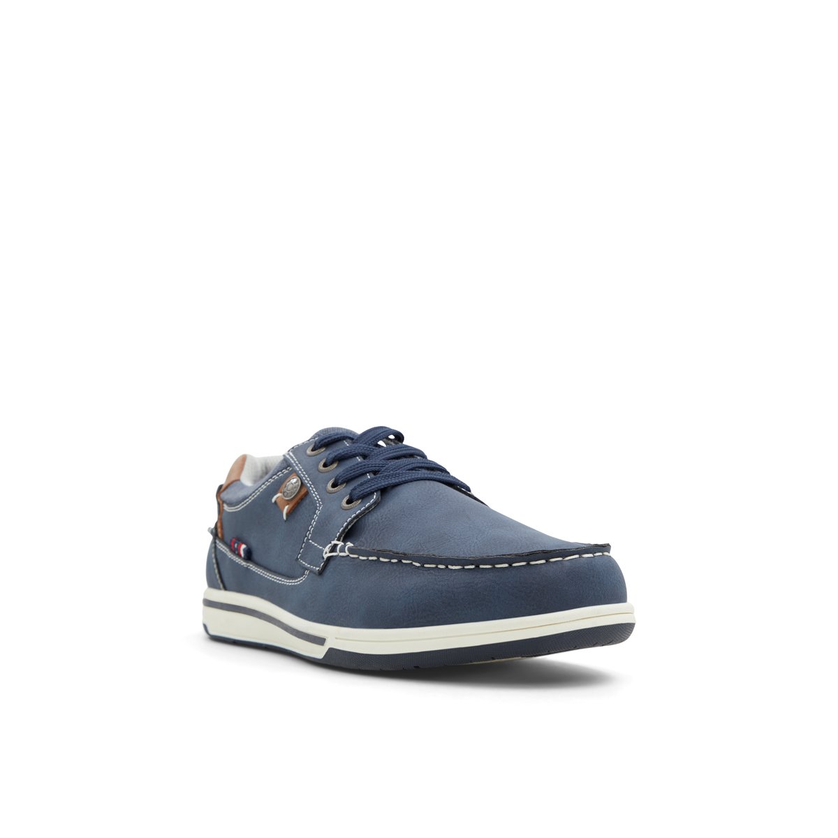 WEEKENDERS-Nyderikith-Chaussure bateau - Talon plat - Marine