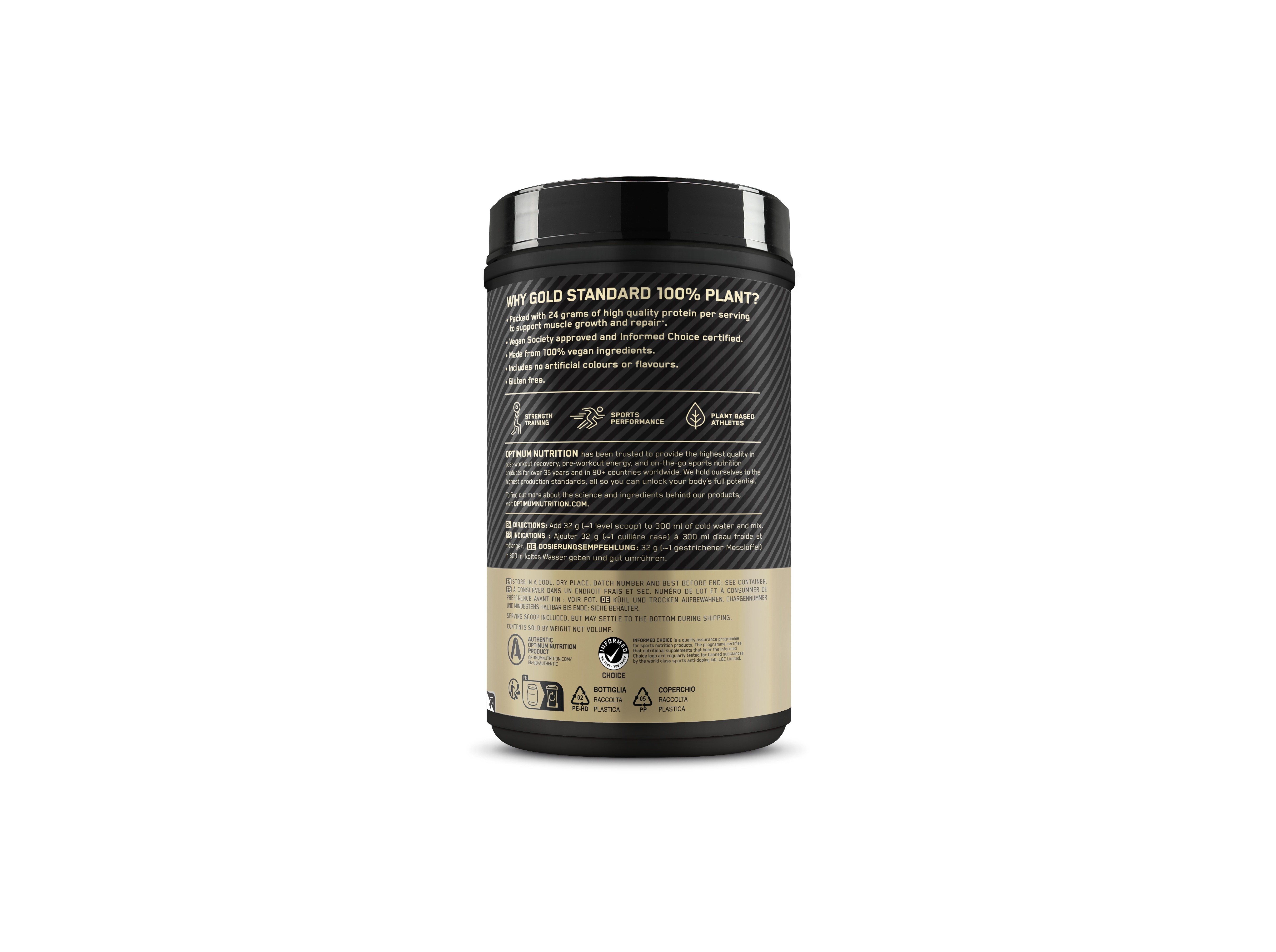 PROTEINA VEGAN OPTIM NUT CHOCOLATE 684G