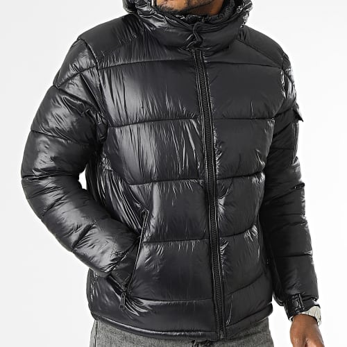 Doudoune Capuche Noir