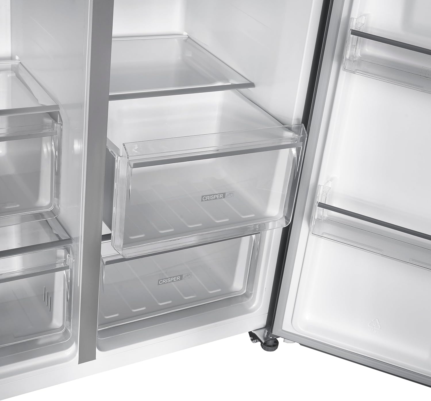 Bauknecht SBS C90 BL Dual Cool Total NoFrost Side by Side Kühlschrank / 532 Liter Nutzinhalt / 177 cm Höhe/Inverter Kompressor/Superkühlfunktion, schwarz