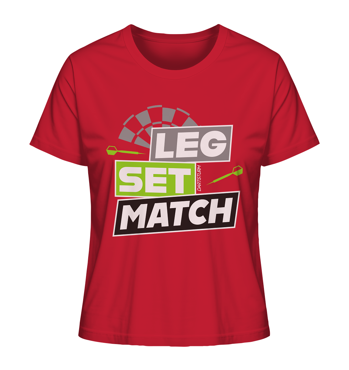 DartSturm - Leg Set Match - Ladies Organic Shirt