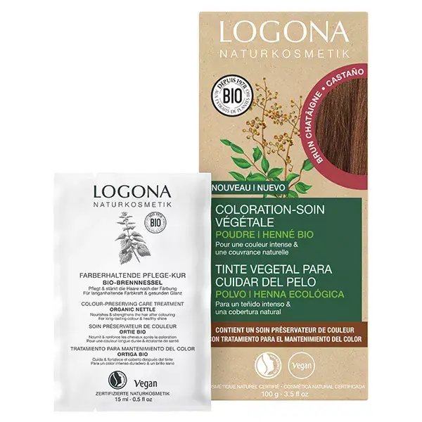 Logona Coloração Capilar Castanho Claro 100g