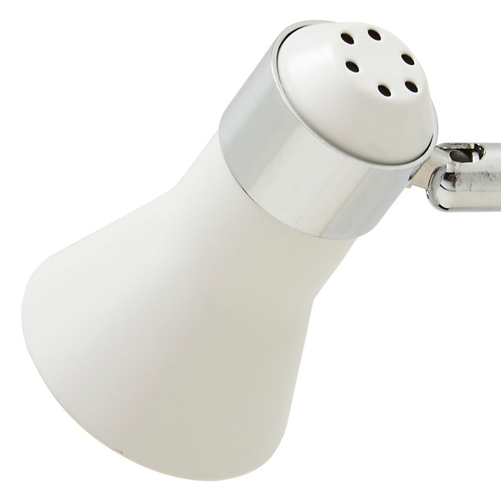 Spot patère Aphroditus métal blanc GU10 50W