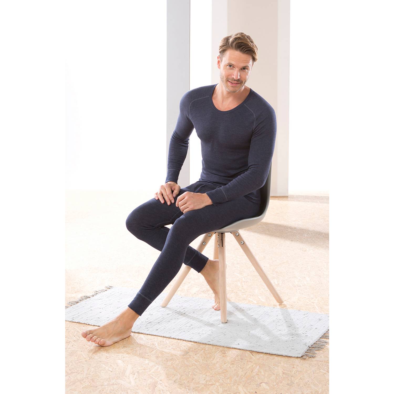 Con-ta Feinripp Herren-Thermo-Unterhose, lang