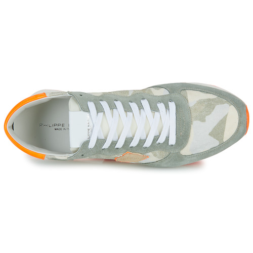 Philippe Model - TRPX LOW MAN Camuflaje / Kaki / Naranja
