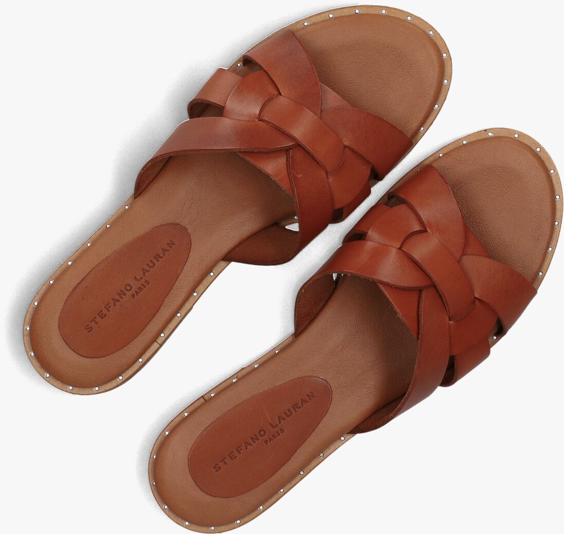 cognac stefano lauran slippers 790