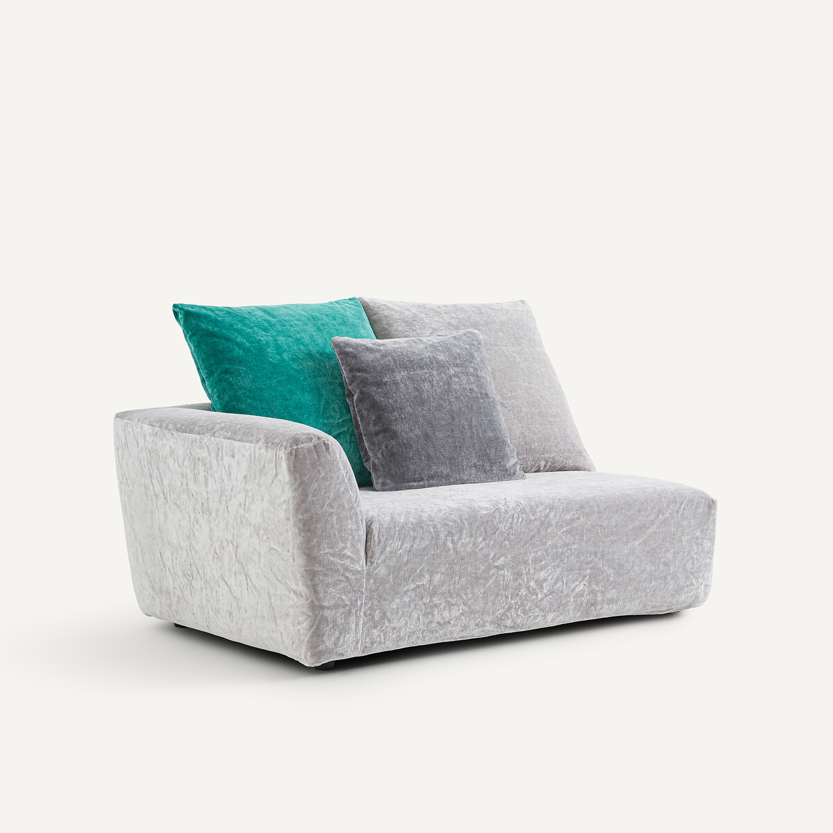 OTTO STUDIO PARA AM.PM<br>Meia poltrona em veludo viscose, Chill