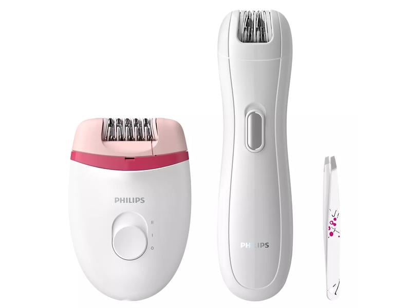 Philips Epilierer-Set Satinelle Essential BRP506/00 Kabelgebundener Epilator