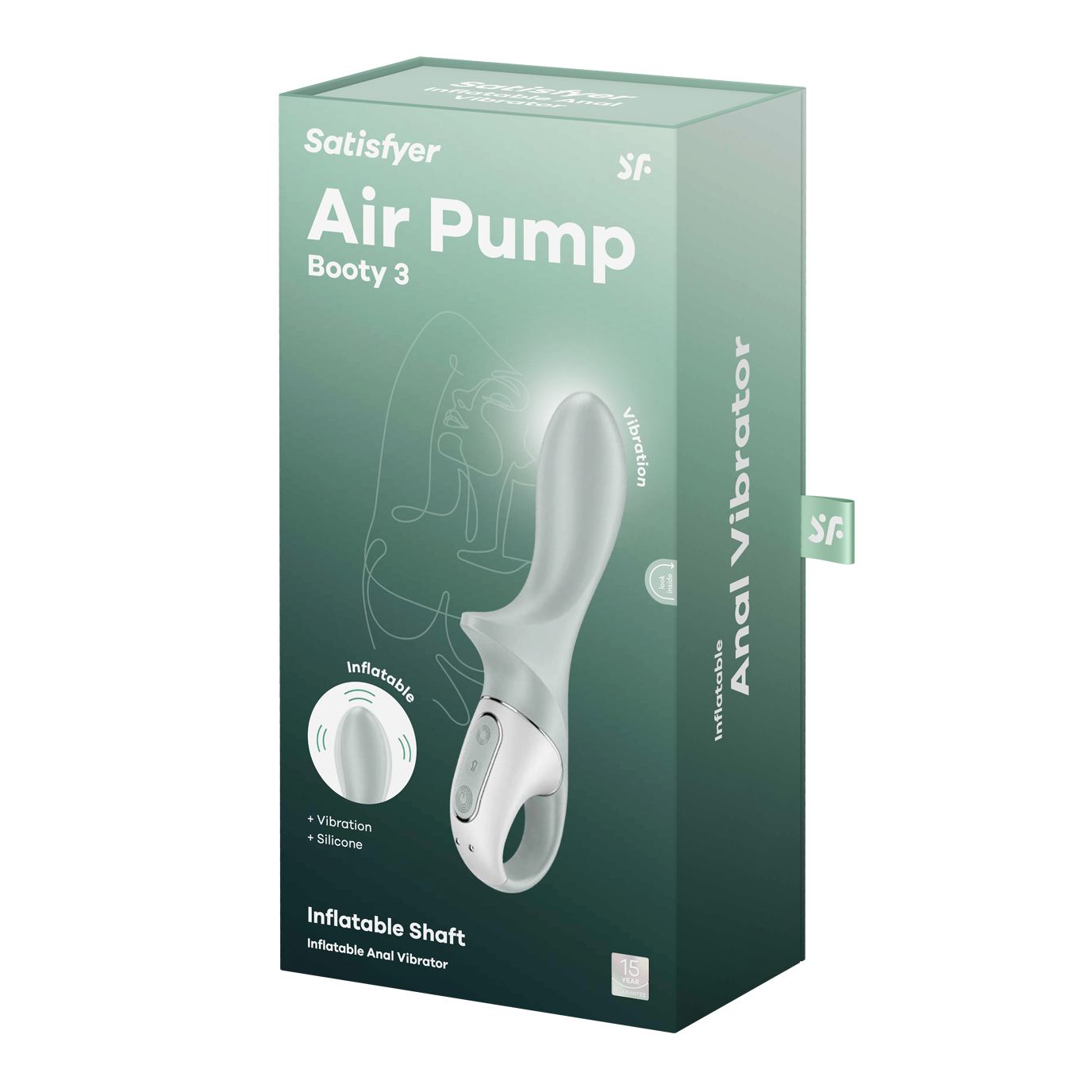 Air Pump Booty 3 Anal Vibrator (4061504038650) - Grün