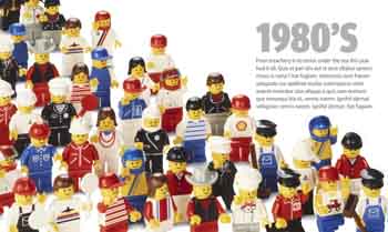 LEGO Minifigure Year by Year A Visual History: With 3 Minifigures (Hardback)