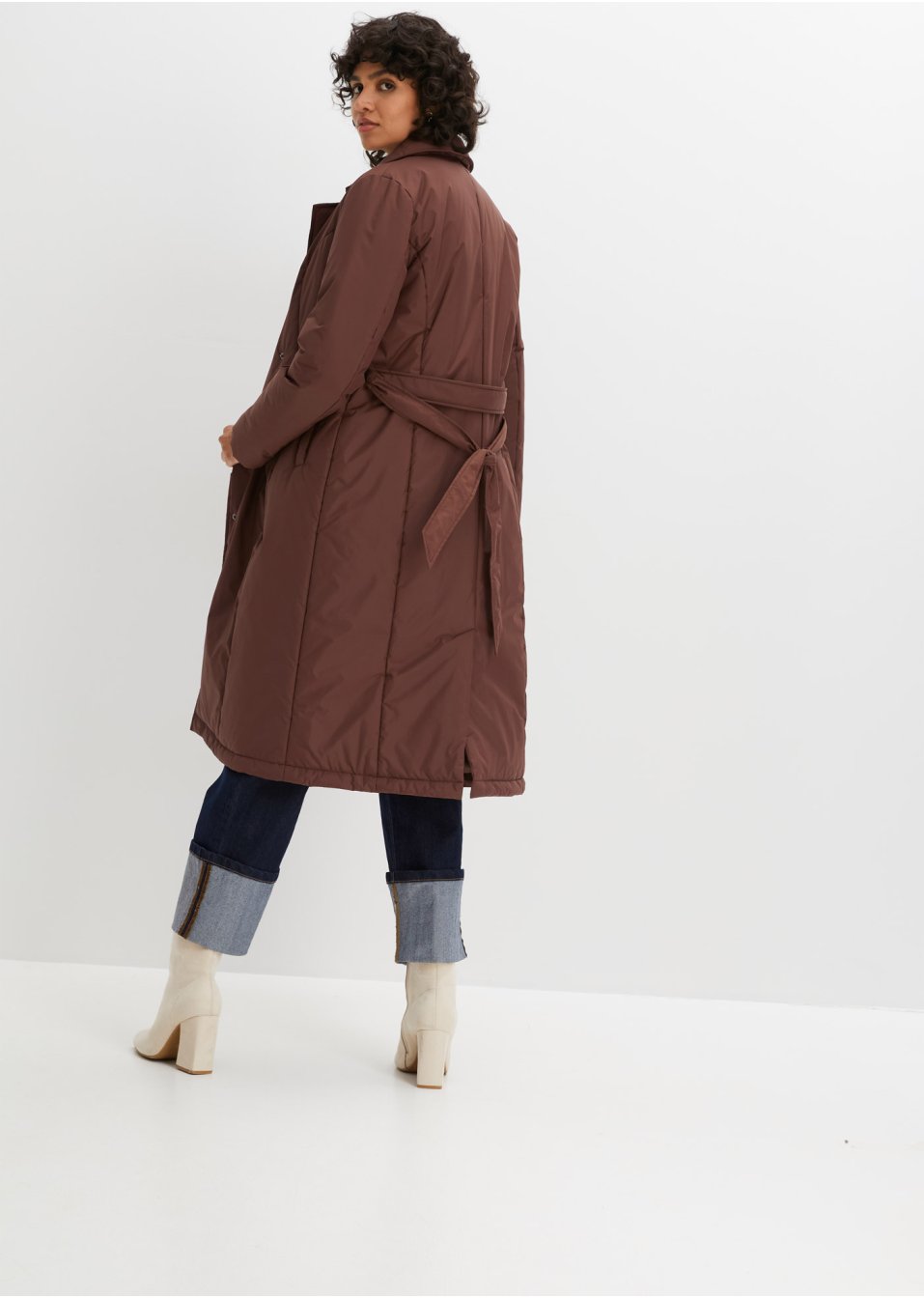 Trench-coat matelassé