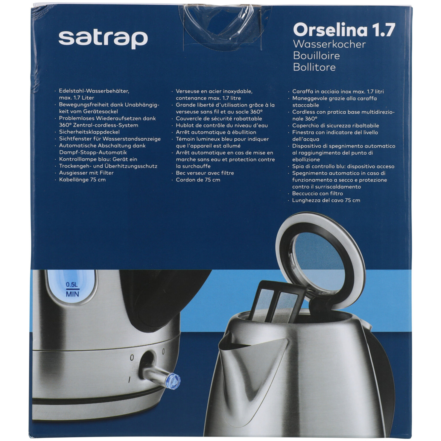 Satrap Wasserkocher Orselina 1.7l