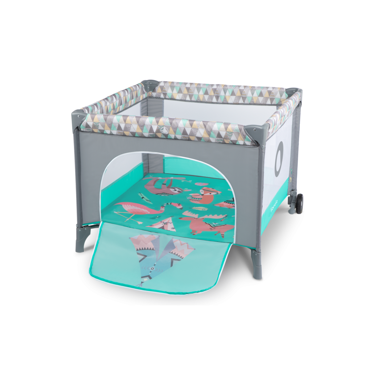 Parc pour bébé- Green turquoise