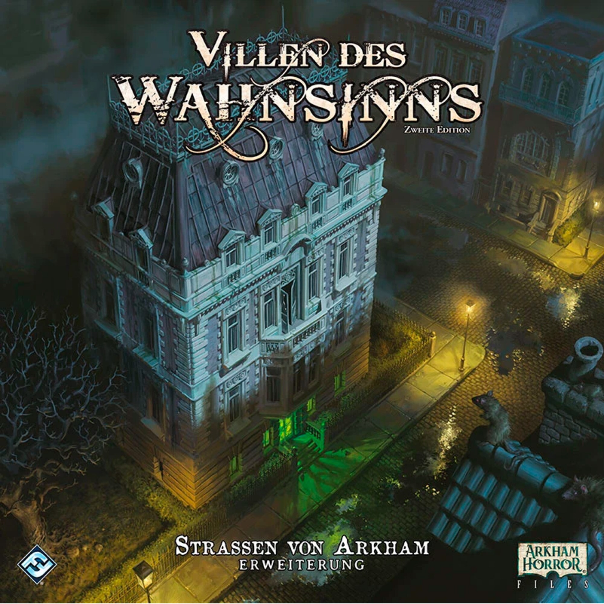 Asmodee Brettspiel Villen des Wahnsinns - Die Straßen von Arkham