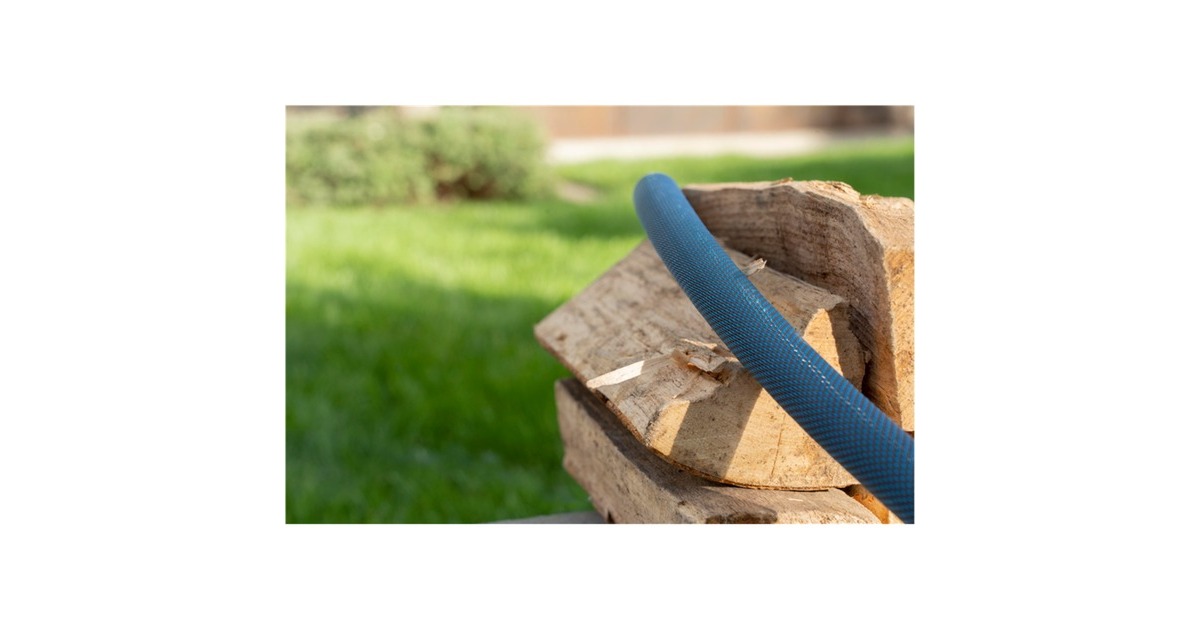 GARDENATextielslang Liano Xtreme 19 mm (3/4”), 30 m  (Donkergrijs/oranje)