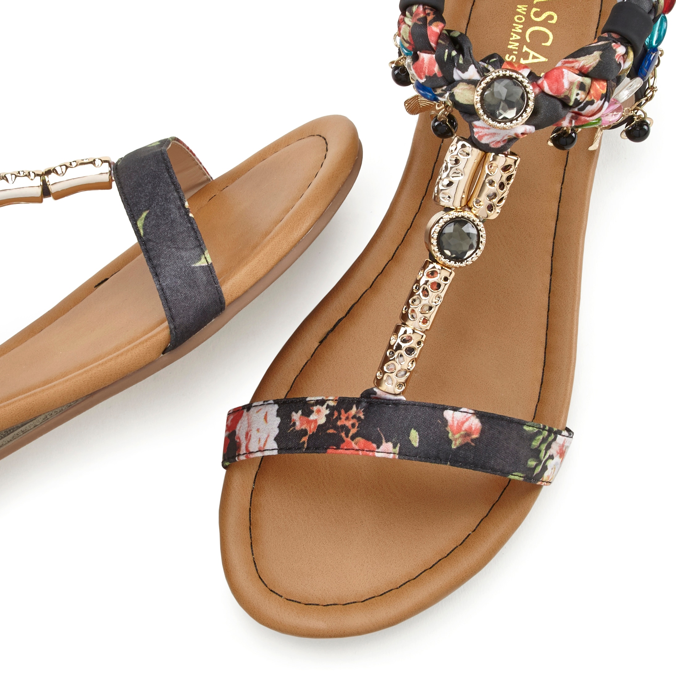LASCANA Sandale »Sommerschuh«  Sandalette, Sommerschuh im Festival-Look VEGAN