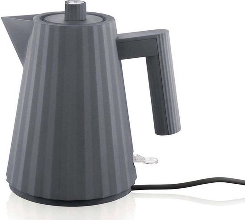 Alessi - Plissé - Waterkoker - Grijs - 1.7 Liter - Droogkookbeveiliging