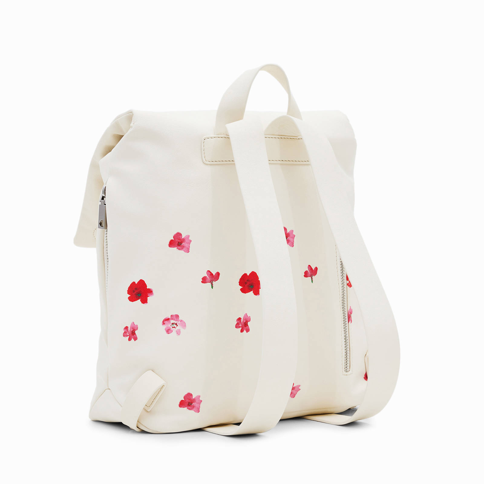 Desigual rugzak met bloemenprint wit
