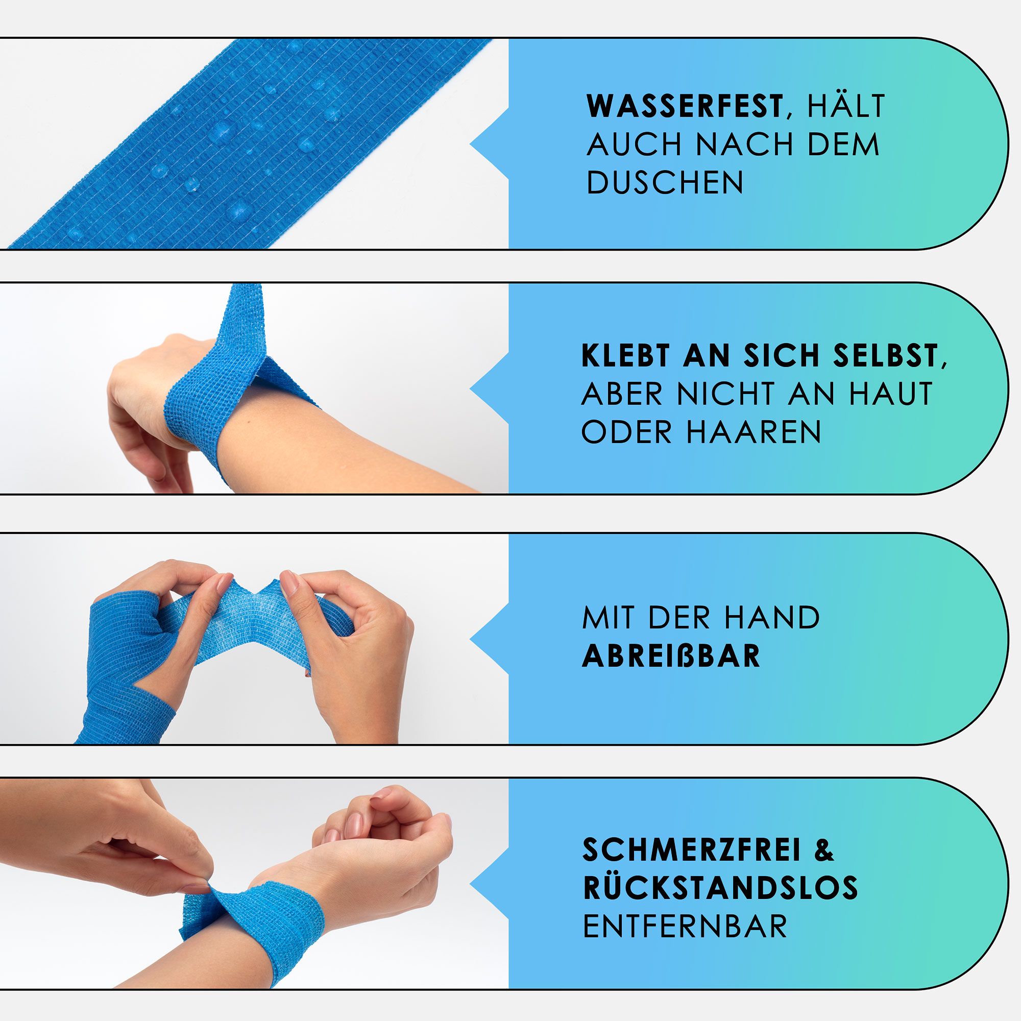 Health Press Selbstklebender Verband