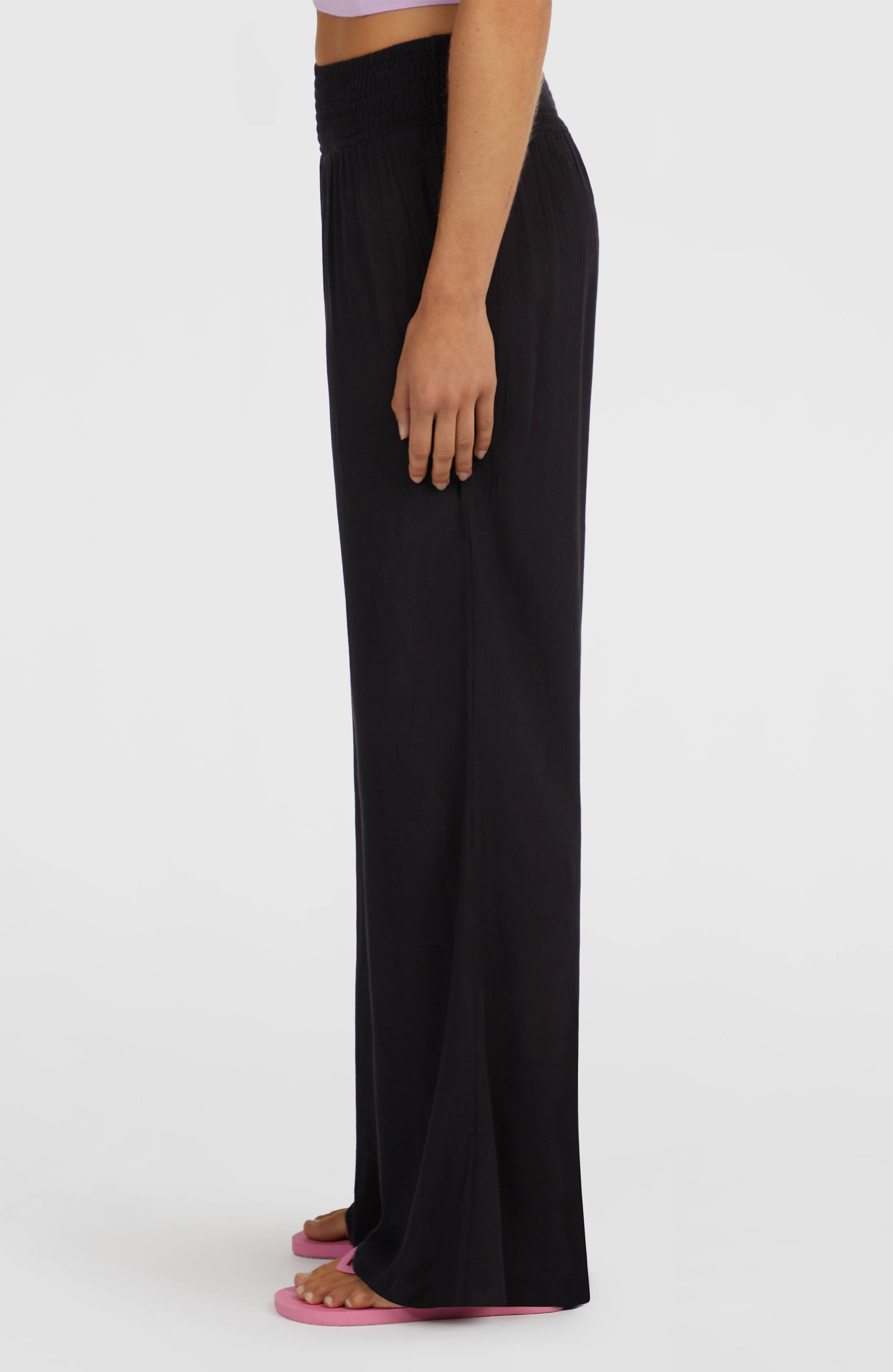 Johnny broek met gesmokte taille