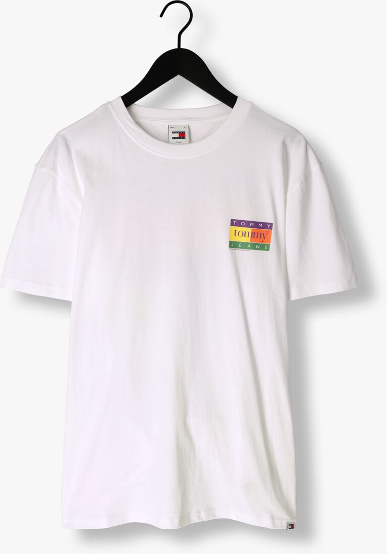 TOMMY JEANS gebroken wit tommy jeans t-shirt tjm reg summer flag tee