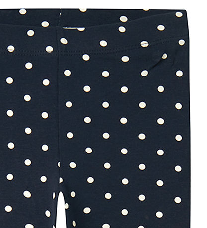Name It Leggings - NmfVivian - Dark Sapphire m. Prikker