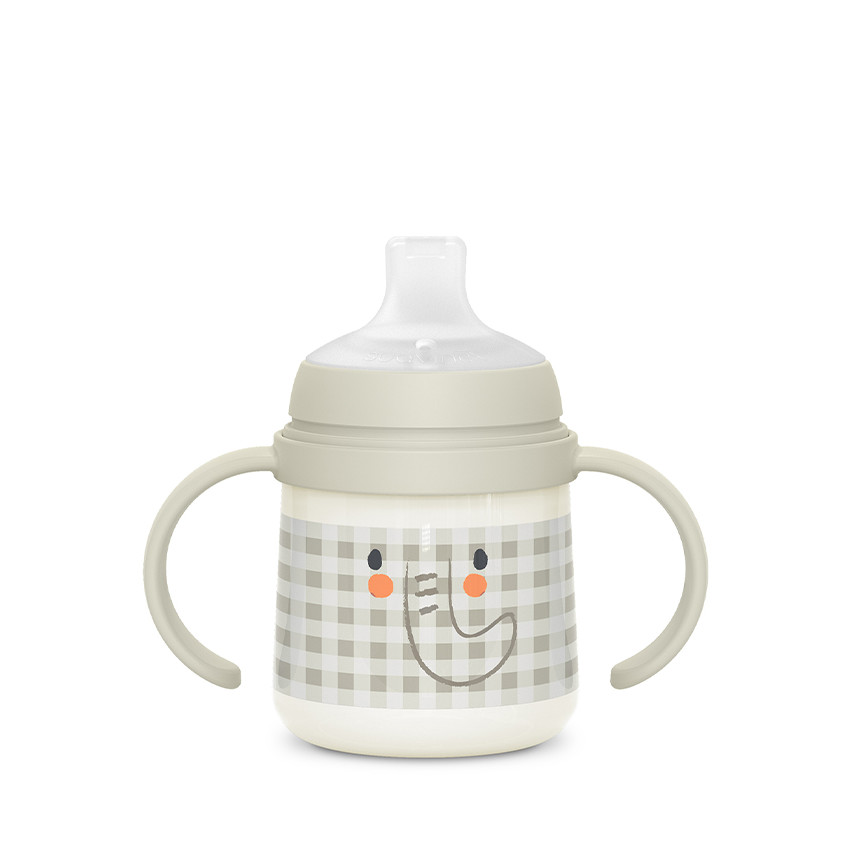 Biberon à anses 150 ml Night & Day éléphant